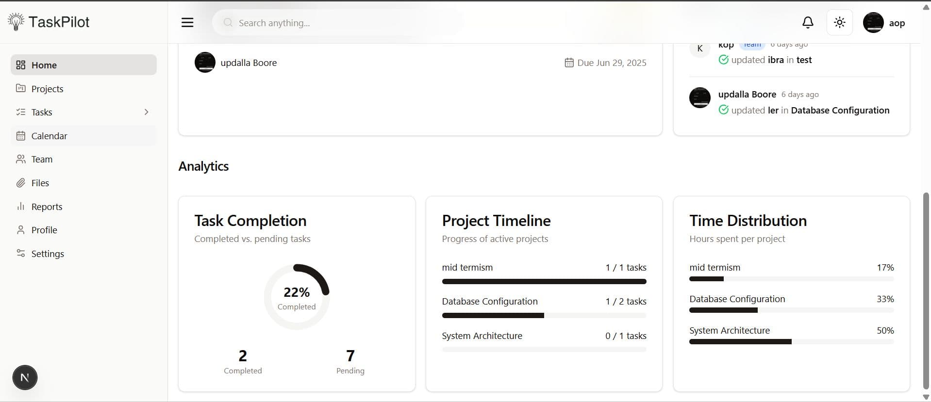 SaaS Project Management screenshot 3